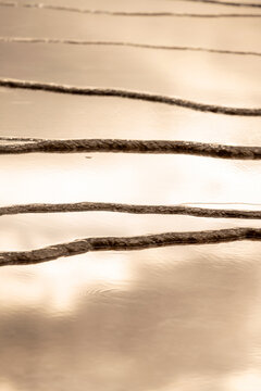 Golden water