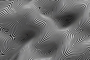 Fototapeta premium Design pattern with interesting nonlinear nonlocal generated AI