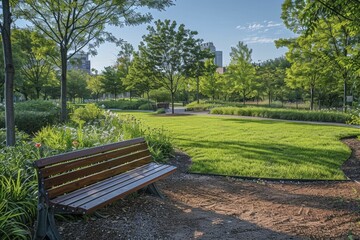 Urban parks, vibrant city settings and green spaces, lively and inviting, with an abundance of natural light, create a serene environment for all.