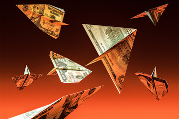 Dollar Dreams- Paper Planes of Wealth