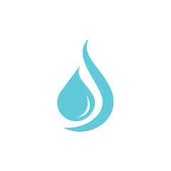 Water drop logo design, vector logo design, illustration 