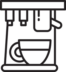 Coffee Maker Line Icon
