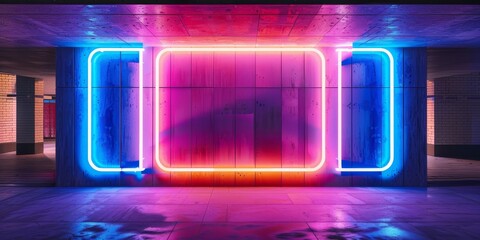 Obraz premium abstract neon concept background