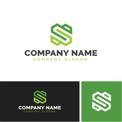 Letter S logo design, vector logo design