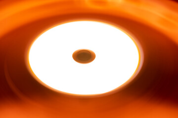 abstract orange light circle background