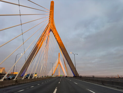  Boston Zakim bridge cable suspension bridge 