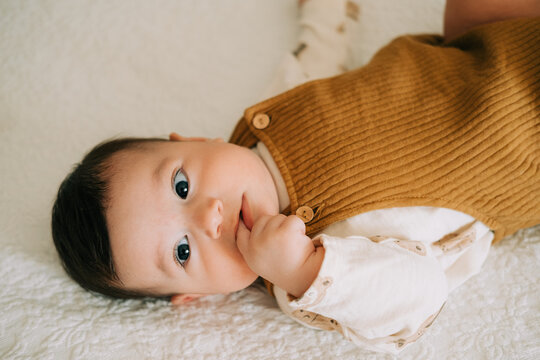 Portrait of a cute baby