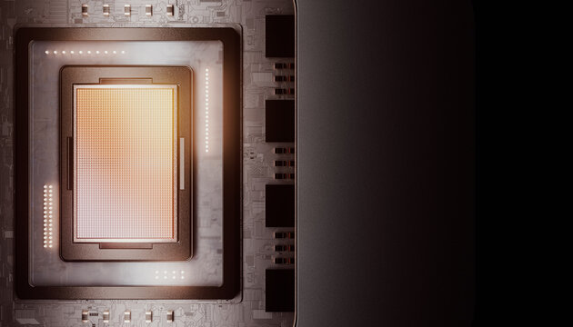 Central Computer Processors CPU concept