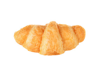 croissant on white background