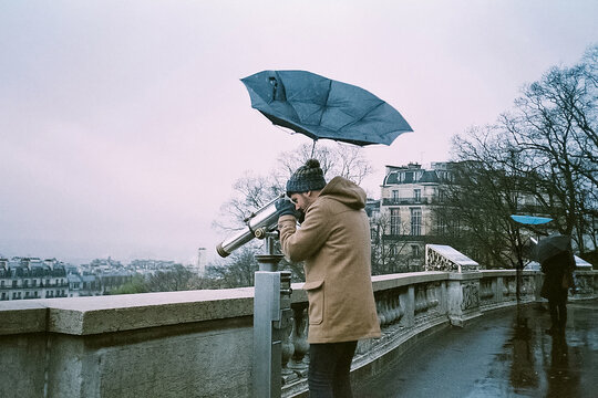 Windswept Umbrella
