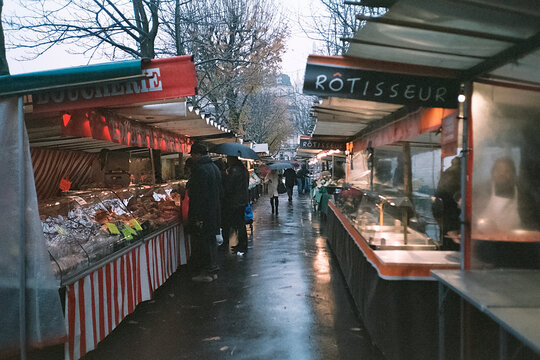 Parisian Market Scene