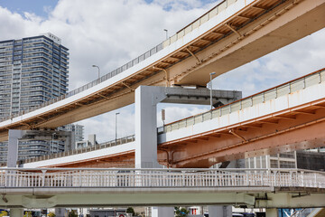 Multilevel Overpasses in Urban Landscape