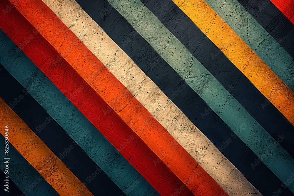 Poster seamless isometric pattern of floating diagonal lines creating a dynamic, 3d effect,