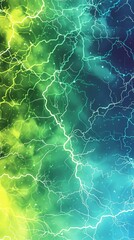 Vibrant Electric Lightning Background, Abstract Energy Concept