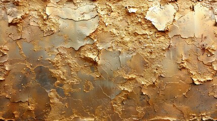 Fototapeta premium A close-up of a weathered metal surface with white and yellow paint adorning the top and bottom edges
