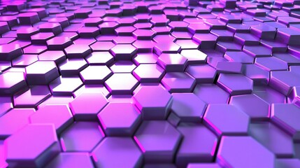   Purple hexagon patterns on a purple background