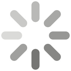 Loading icon. Buffer loader symbol. Simple download sign. Grey upload illustration.