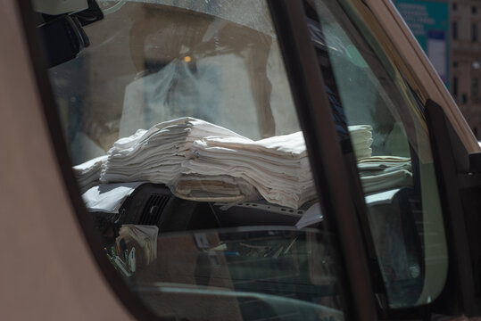 B2B laundry service van