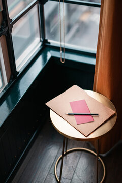 Pencil and Vintage Folders