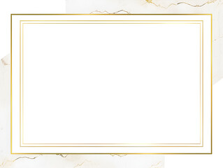 Formal certificate template with a gold decorative border