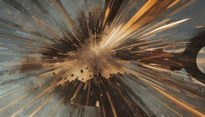 sparks from the grinder