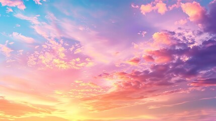 Obraz premium Gorgeous cloud background