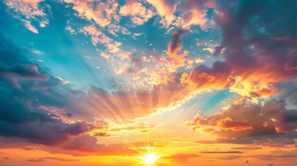 Fototapeta premium Gorgeous cloud background