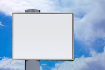 Blank billboard