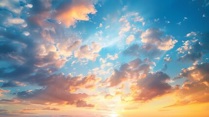 Obraz premium Gorgeous cloud background