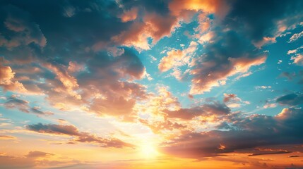 Obraz premium Gorgeous cloud background