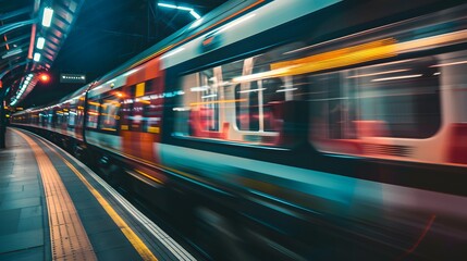 Side profile of a locomotive in motion, captured with cinematic precision and professional photography techniques.