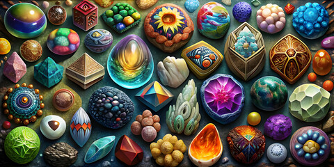 discover the vibrant world of unique stones