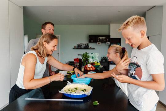 Family home cooking