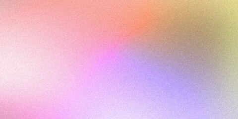 Light pink purple gray red lilac yellow beige abstract background. Multicolor blurred ultra-wide grainy gradient. Ideal for design, banners, wallpapers, templates, posters, desktops. Premium quality