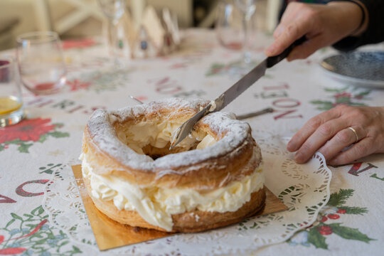 Three King's cake spanish celebration