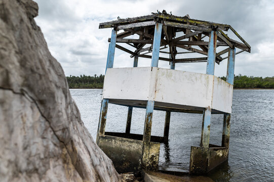 Dilapidated Dock and River View, Philippines