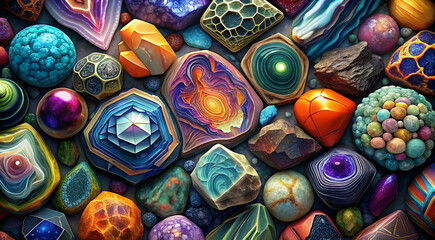 discover the vibrant world of unique stones