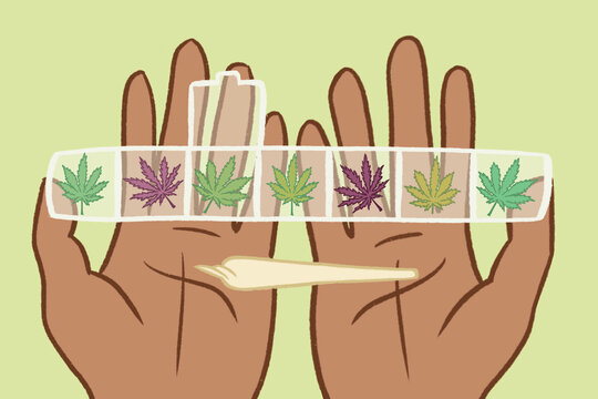 420 marijuana concept