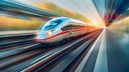 Side profile of a locomotive in motion, captured with cinematic precision and professional photography techniques.