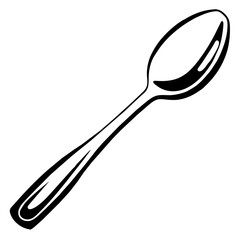 transparent vector image of a spoon