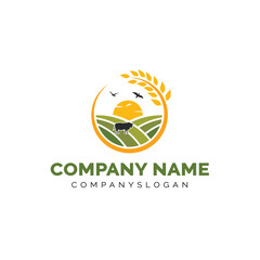 Farmlogo design, vector logo design, illustration 