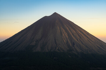 Inerie volcano on Flores island in Indonesia.