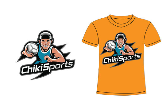 Chiki Sports t shirt design
