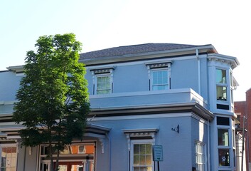 
Town Building With Decorative Detail