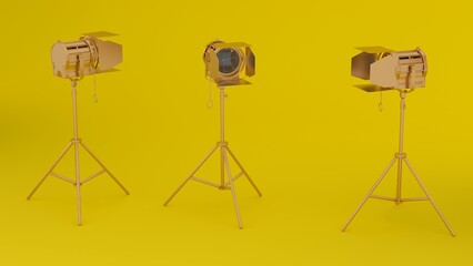 Photo studio light setup