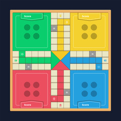 Ludo Game Board for Mobile Or Web Game