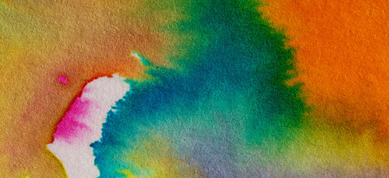 Abstract watercolor texture background with copy space