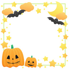 pumpkin halloween frame 1