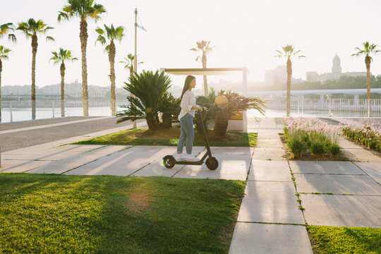 Golden Hour E-Scooter Trip