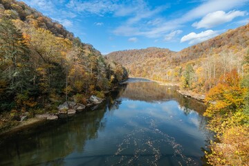 The Cheat River in Autumn - Powered by Adobe